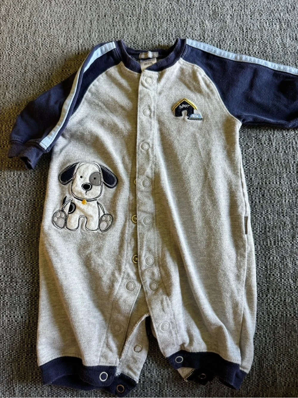 baby boy vintage embroidered one pieces bundle, footie pjs, overalls, rompers